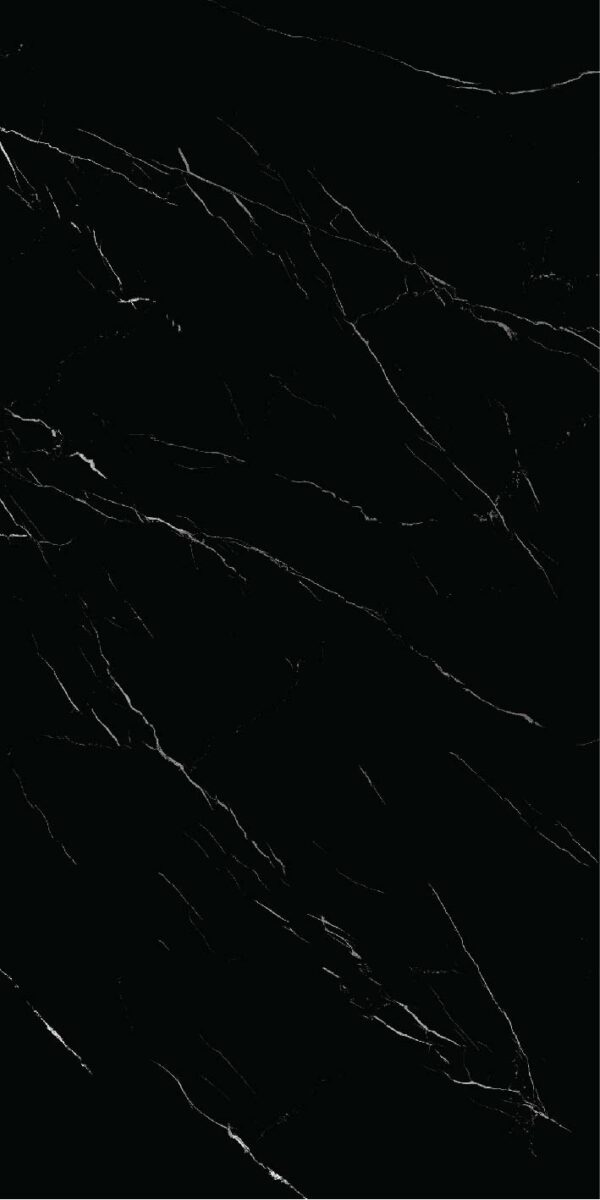 PIEDRA SINTERIZADA NERO MARQUINA MATE 120X240cm 9 MM