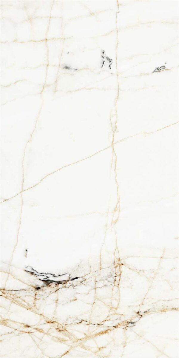 PIEDRA SINTERIZADA AFYON WHITE PULIDO 120X240cm 9 MM