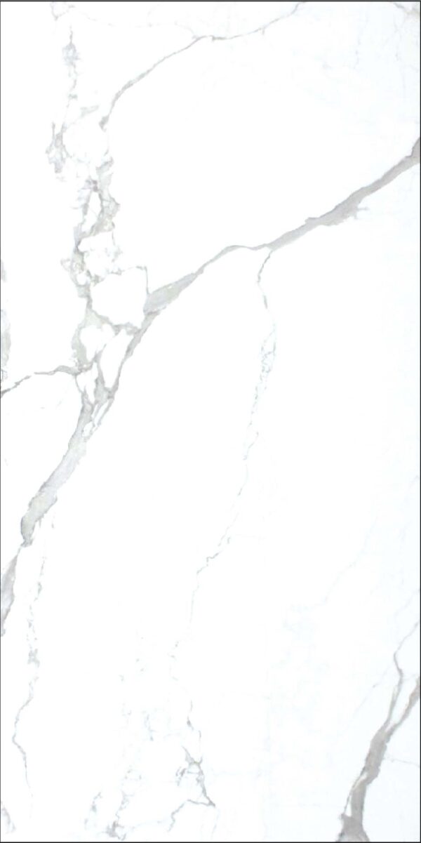 PIEDRA SINTERIZADA STATUARIO NATURAL PULIDO 160X320cm 12 MM